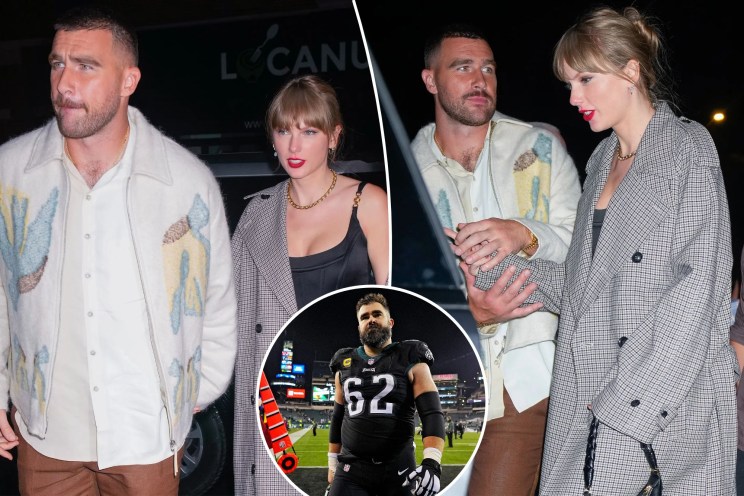Taylor Swift and Travis Kelce appear to skip Jets-Eagles game